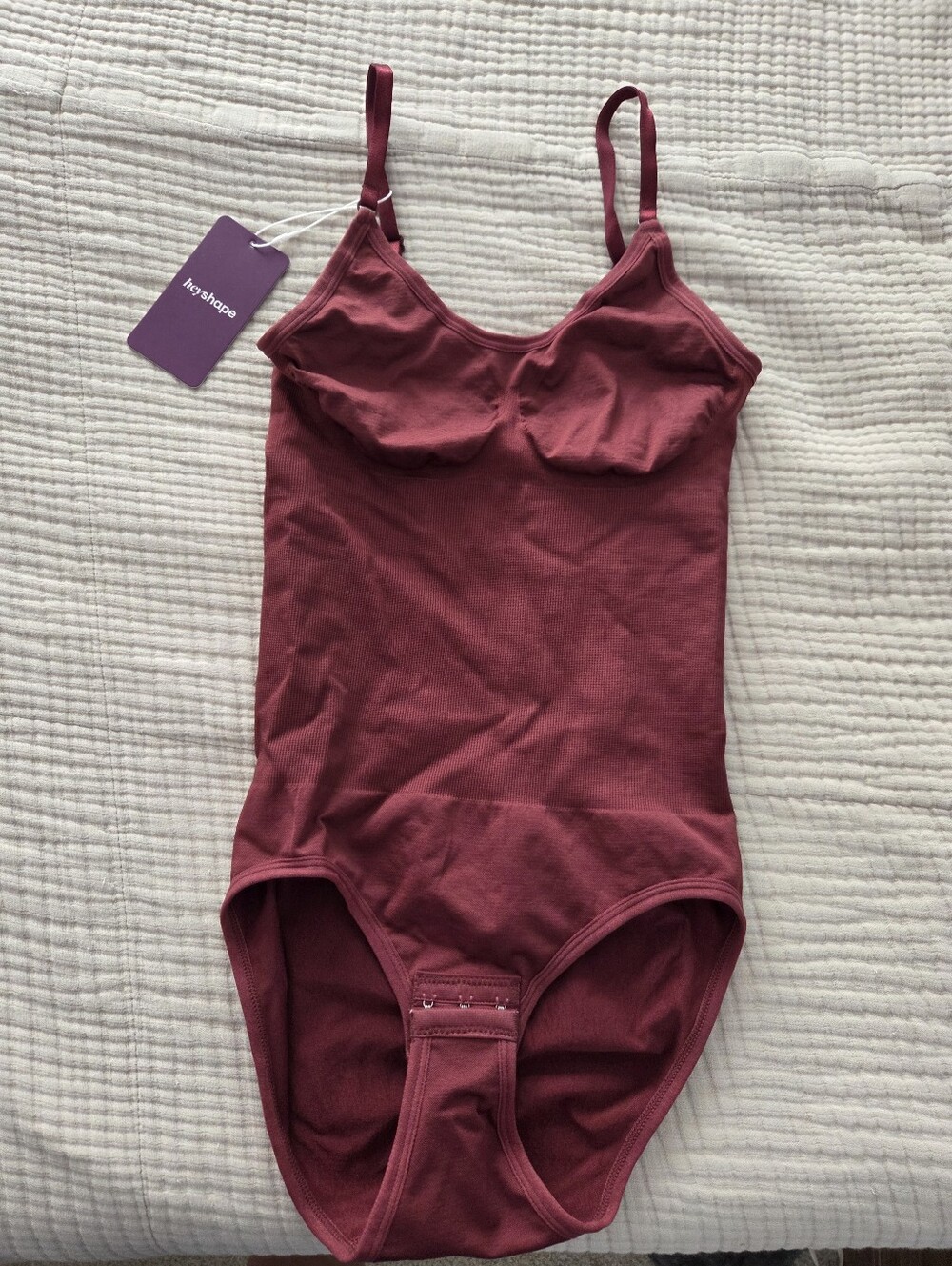Heyshape Women's Sculpting Bodysuit in Burgundy